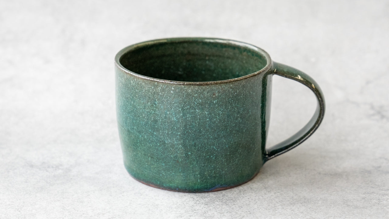 直筆 レア jincup ceramics コバルトブルー マグカップ M 直筆 レア